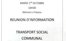 REUNION TRANSPORT SOCIAL COMMUNAL